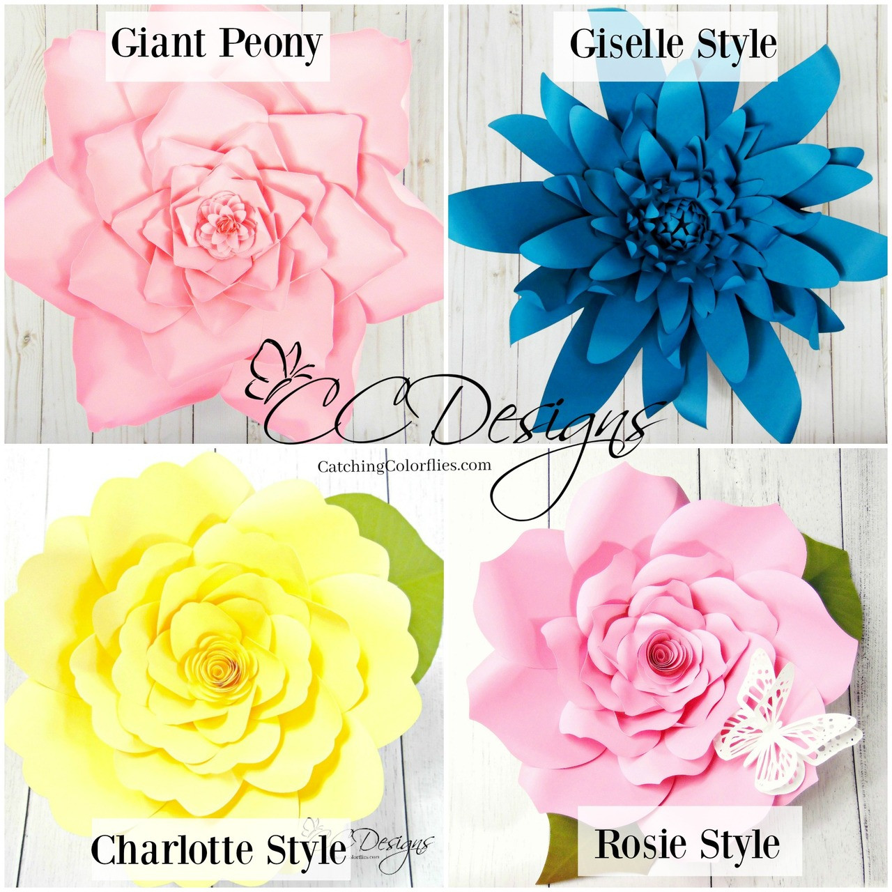 Paper Rose Template and Tutorial – Ta Muchly Paper Blooms