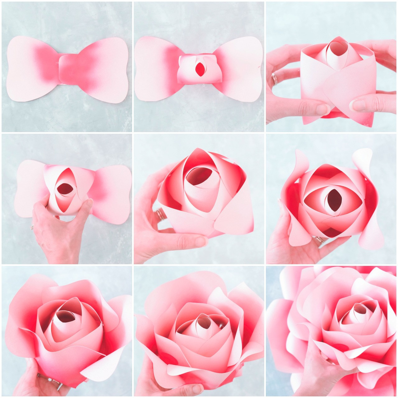 Free Paper Rose Template (with Step by Step Tutorial!) - Leap of