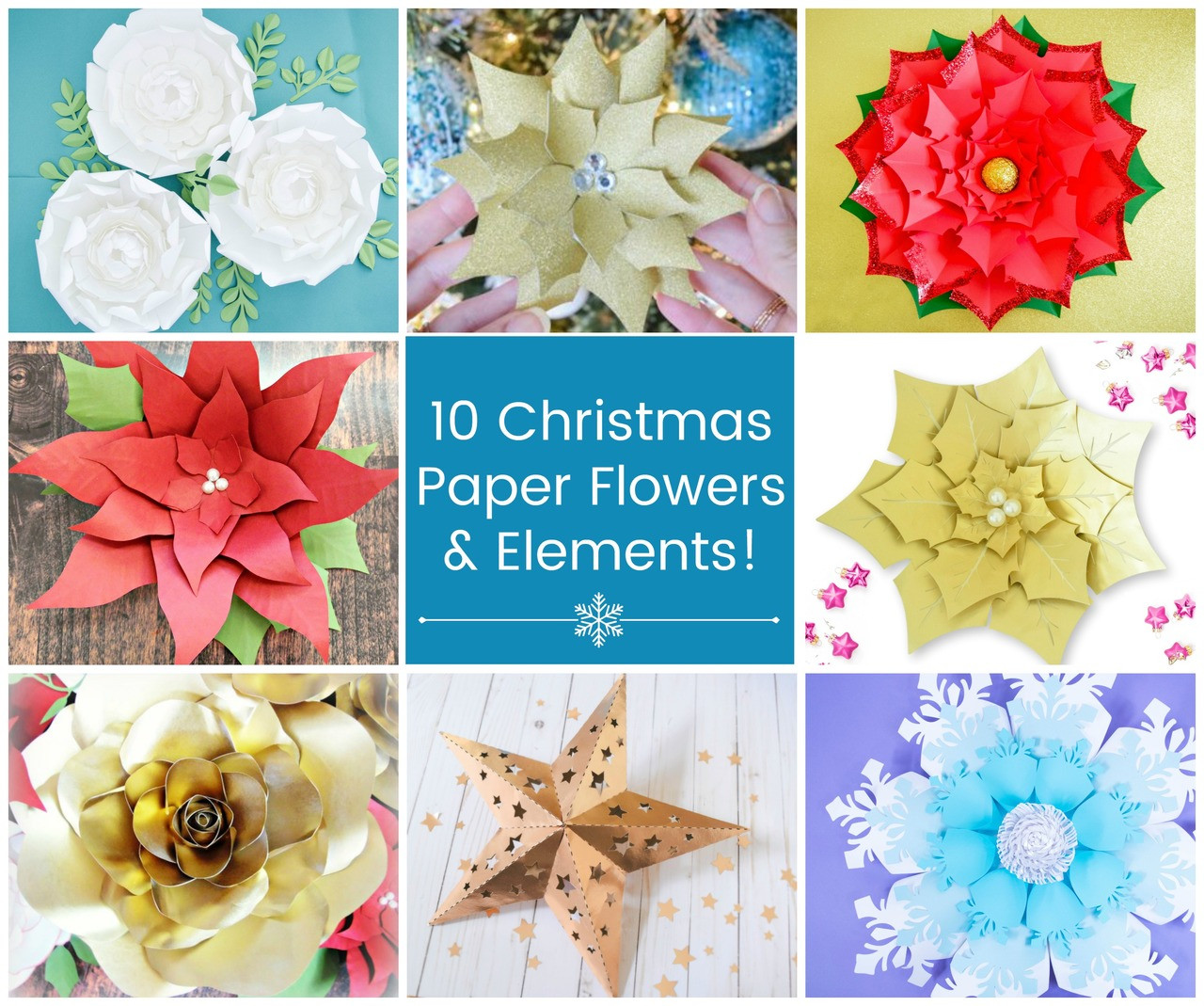 Download Christmas Craft Template Bundle Catching Colorflies