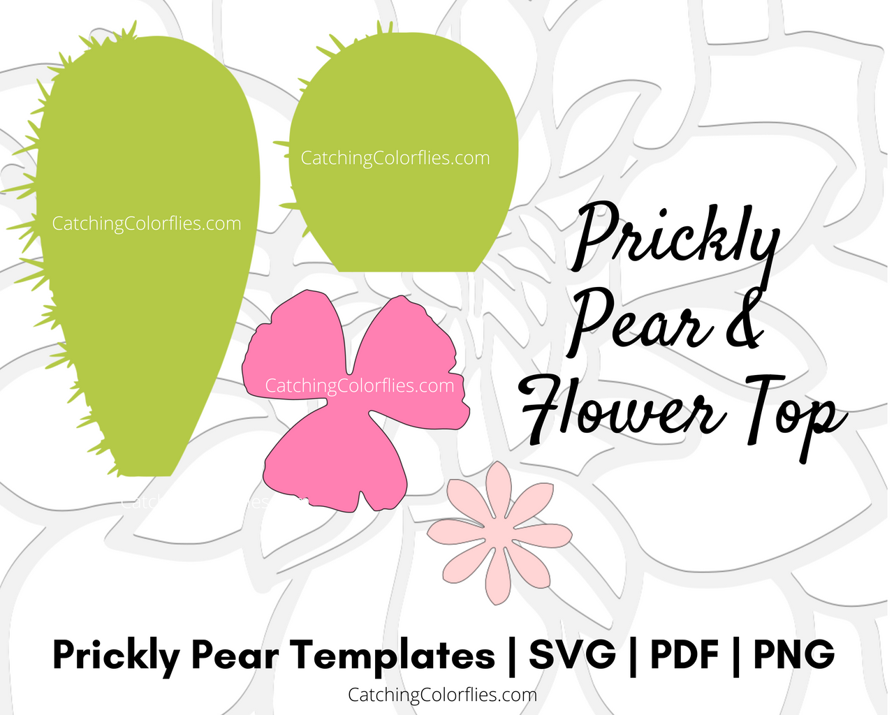 Paper Cactus Templates - Prickly Pear, Ferocactus and Aloe Vera - Catching Colorflies paper-cactus-templates-prickly-pear-ferocactus-and-aloe-vera-catching-colorflies
