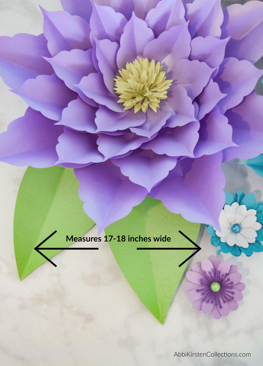 Free Free Large Paper Flower Svg Free 658 SVG PNG EPS DXF File