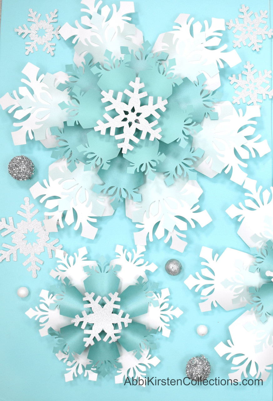 Printable Paper Snowflakes DIY Snowflakes Winter Decor Christmas Decoration  PDF Template 10 Patterns Digital Download 