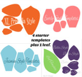 4 starter templates included. Extra templates are purchased separately. 