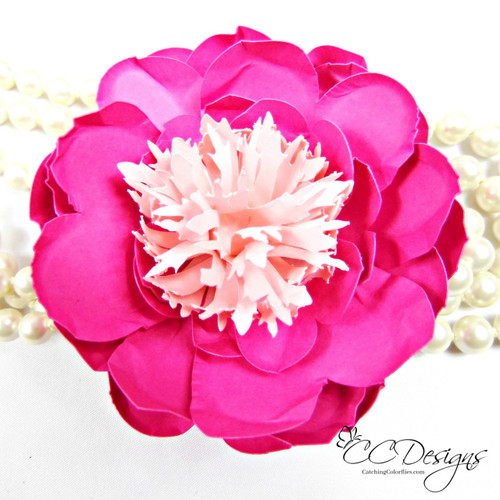 Crepe Paper Peony Wreath Tutorial - or Book Pages