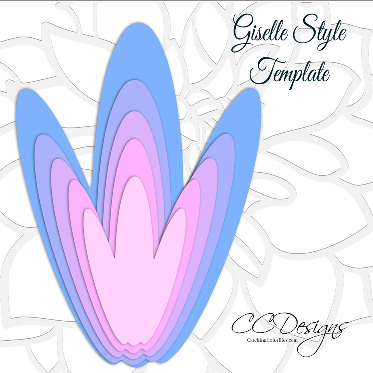 Giant Flower Templates- Set of 5- DIY Paper Flower Wall