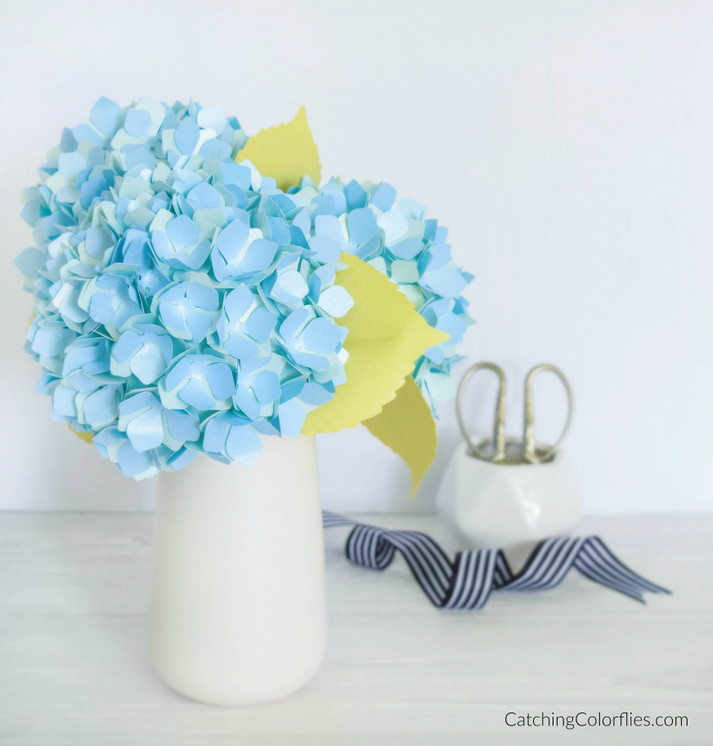 Hydrangea Paper Flower Templates