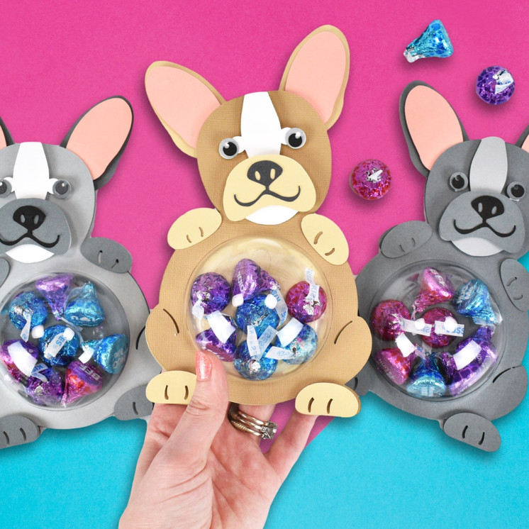 Puppy Dog Candy Holder SVG Files