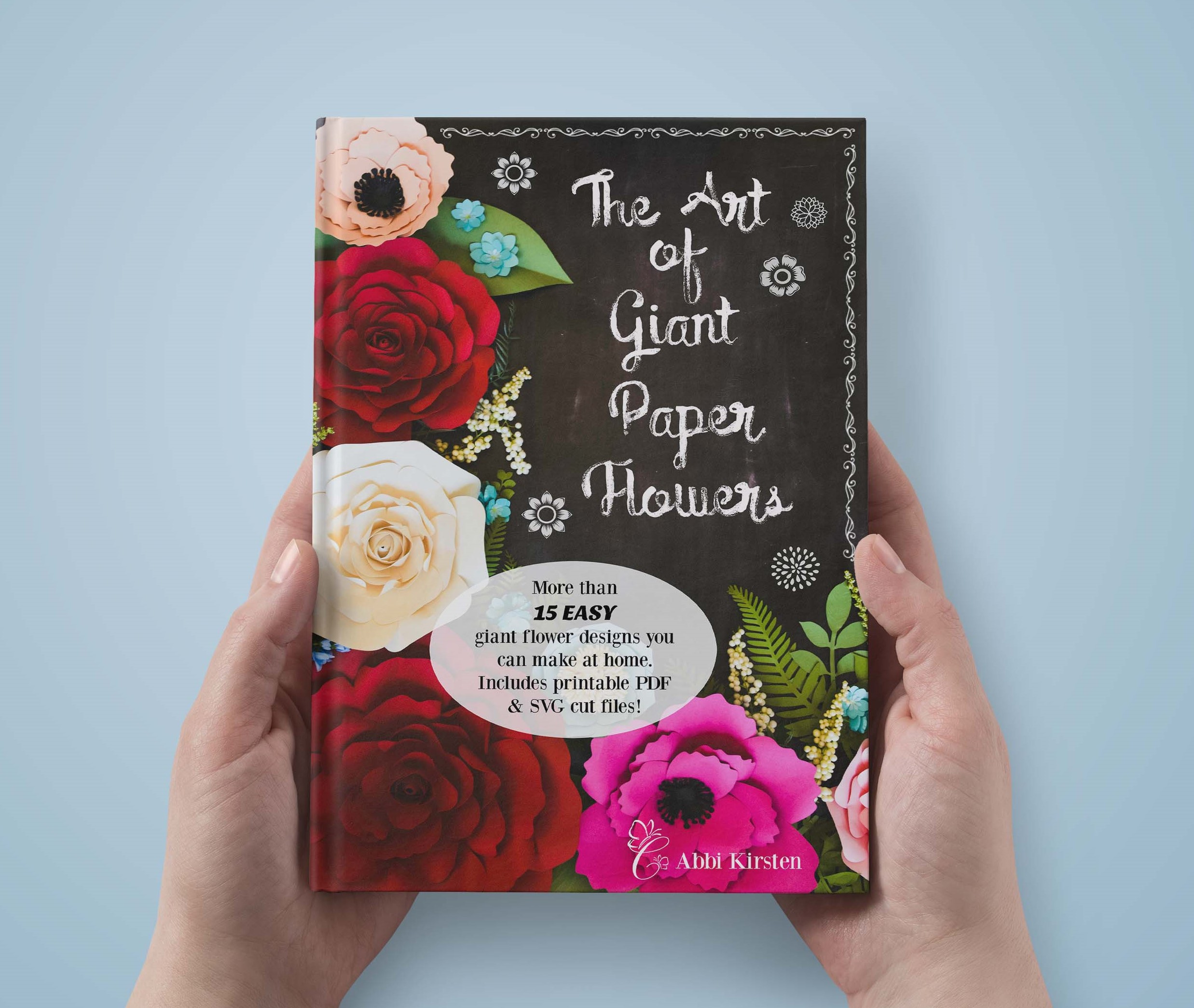 Download The Art Of Giant Paper Flowers PSD Mockup Templates