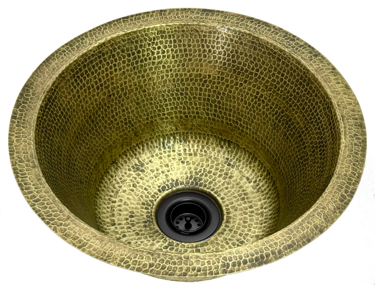 Brass Bar Sink | Antique Brass (AB) Sink | Copper Sinks Direct