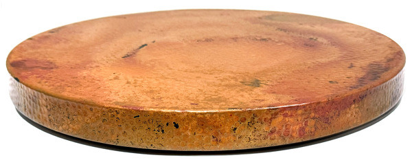 Copper Top Lazy Susan In Vetro Temperato 25 Cm – Piatto Girevole 360° Per Decorare Torte E Centrotavola - 4