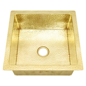 Bar Sink (SBVA-BRASS) Square Brass Bar Kitchen Prep Sinks