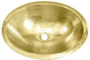 Bath Sink (BO-BRASS) Bath Brass Oval Sinks Bath Sink (BO-BRASS) Bath Brass Oval Sinks