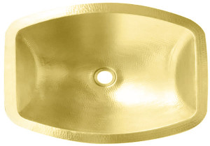 Brass Bath Sink (BOF17-BRASS) Flat Sided Bath Brass Sink Brass Bath Sink (BOF17-BRASS) Flat Sided Bath Brass Sink