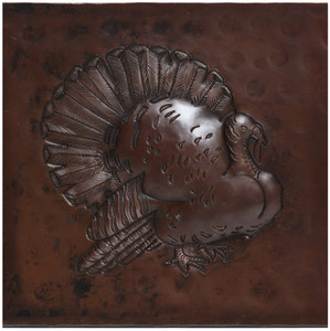 Copper Tile (TL239) Turkey Design Copper Tile (TL239) Turkey Design