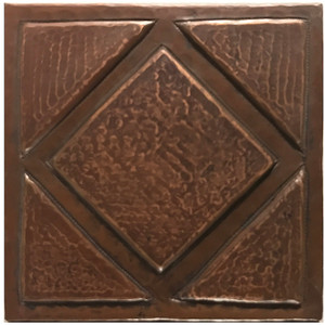 TL227 - Geometric Design shown in Burnished Copper