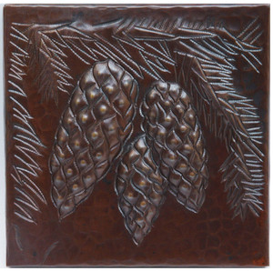 pinecone copper tile pinecone copper tile