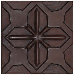 Diamond Frost design copper tile Diamond Frost design copper tile