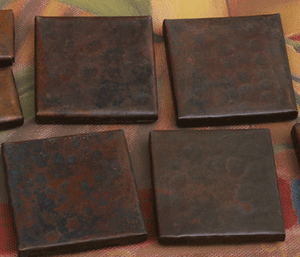 Copper Tile (TL501) 1"x 1" Set of 4 Copper Tile (TL501) 1"x 1" Set of 4