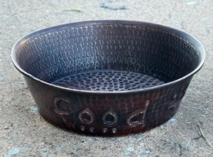 Hammered copper bowl 9" Food