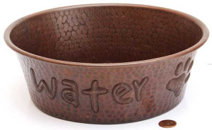 Copper pet bowls for water Copper pet bowls for water