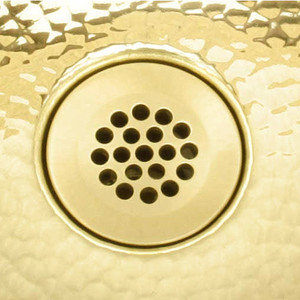 Brass drain for use with our brass sinks (411-BRS) Brass drain for use with our brass sinks (411-BRS)
