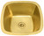 SBV15 MATTE BRASS SQUARE BAR SINK - 220 BRASS JUNIOR DUO BASKET STRAINER SBV15 MATTE BRASS SQUARE BAR SINK - 220 BRASS JUNIOR DUO BASKET STRAINER