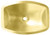 Brass Bath Sink (BOF17-BRASS) Flat Sided Bath Brass Sink Brass Bath Sink (BOF17-BRASS) Flat Sided Bath Brass Sink