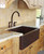 FHA33W1 - HAMMERED COPPER SINK CUSTOMER INSTALLED