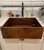 CUSTOMER INSTALLED CUSTOM SMOOTH COPPER KITCHEN SINK