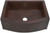 FHA-RFE Hammered Copper Rounded Front Farmhouse with flat ends. FHA-RFE Hammered Copper Rounded Front Farmhouse with flat ends.