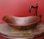 (SLV18) Large Above Counter Sleigh Copper Sink