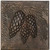 Copper Tile (TL203) Pinecone Cluster Design Copper Tile (TL203) Pinecone Cluster Design
