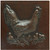 Hen and chicks designer copper tile Hen and chicks designer copper tile