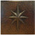 Star design copper tile Star design copper tile