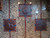 Hammered Copper Tile with Pine cone, double aspen leaf and acorn with leaves designs installed over stove top Hammered Copper Tile with Pine cone, double aspen leaf and acorn with leaves designs installed over stove top