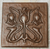 Copper Tile (TL335) Floral A&C Design