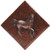 Copper Tile (TL343) Running Horse Design