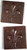 Copper Tile (TL346) Fleur De Lis Vine Design