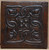 Copper Tile (TL364) Infinity Fleur De Lis Design