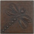 Copper Tile (TL808) Dragonfly Design