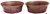 Pet Bowl (TRAD12X12-SET) Large Copper Pet Bowl-SET