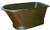 Custom copper slipper tub Custom copper slipper tub