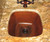 SBV15-Square copper bar sink installed SBV15-Square copper bar sink installed