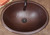 Oval copper sink in Dark Patina Oval copper sink in Dark Patina