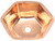 Shiny copper hexagon sink Shiny copper hexagon sink