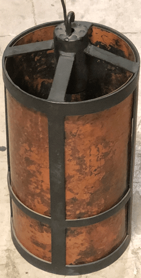 Copper Light Cover, entry light cover