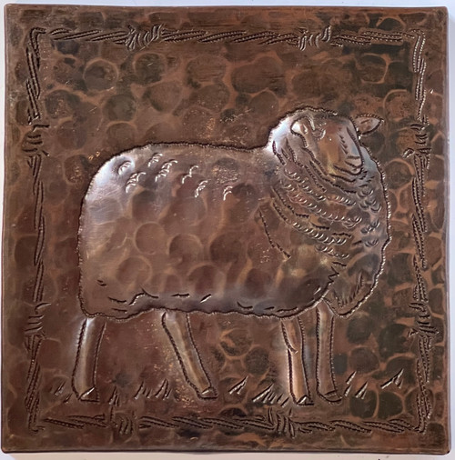Copper Tile | Sheep Design | Copper Sinks Direct