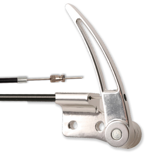 Single Remote Aluminum Lever with  84 Inch cable (Ready to install)