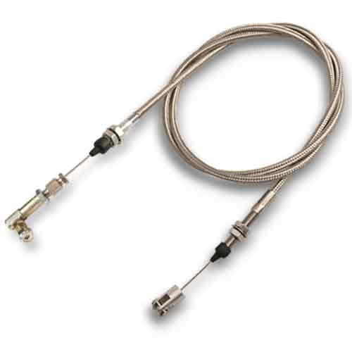 Universal Throttle Cable Kit - Carburetor - Stainless 24" (UV230-24)