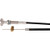 Multi Use Choke Billet Cable Stainless Steel Braided 120 Inch Cable